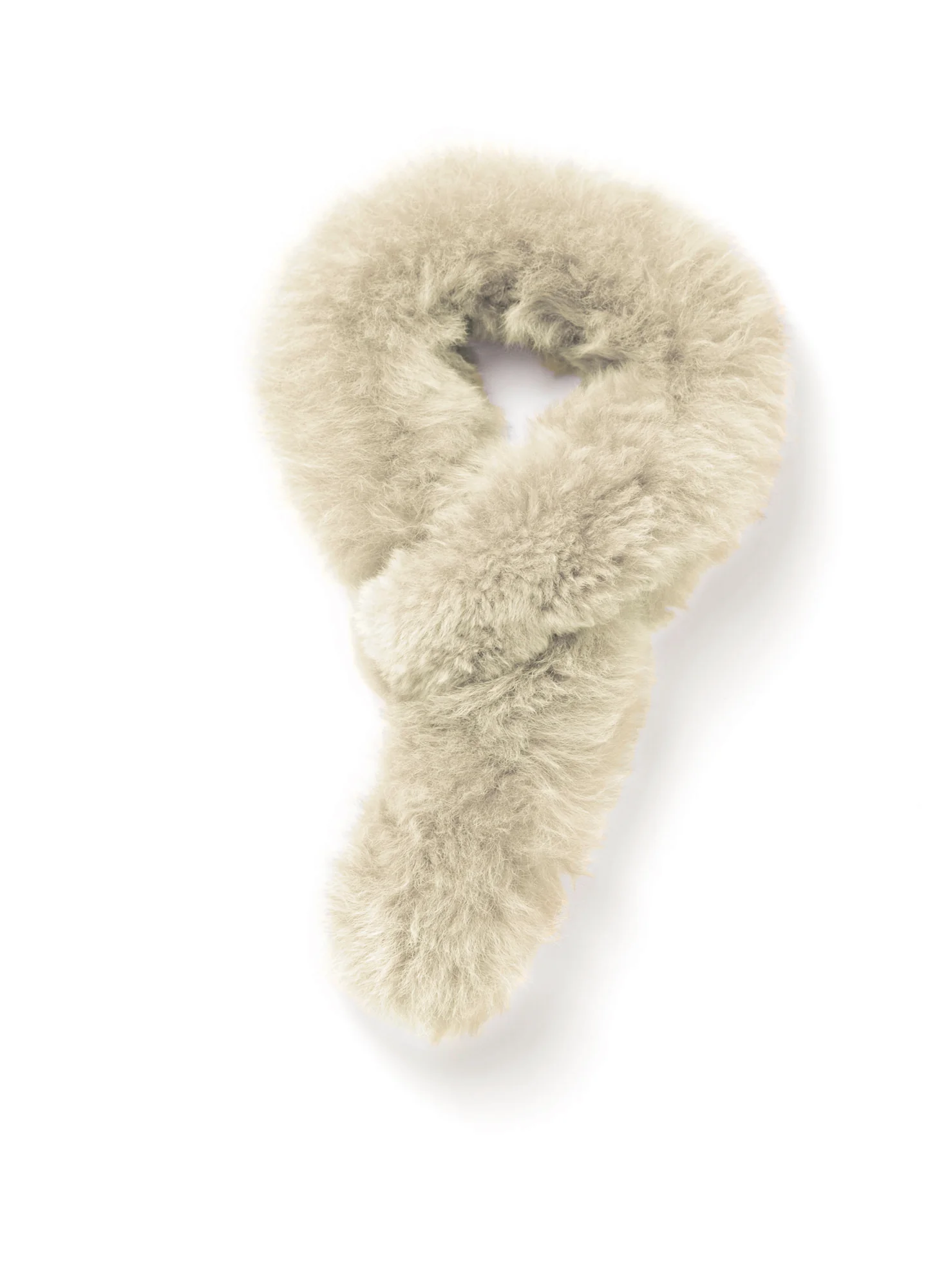 Alpaca Fur Pull-Through Scarf