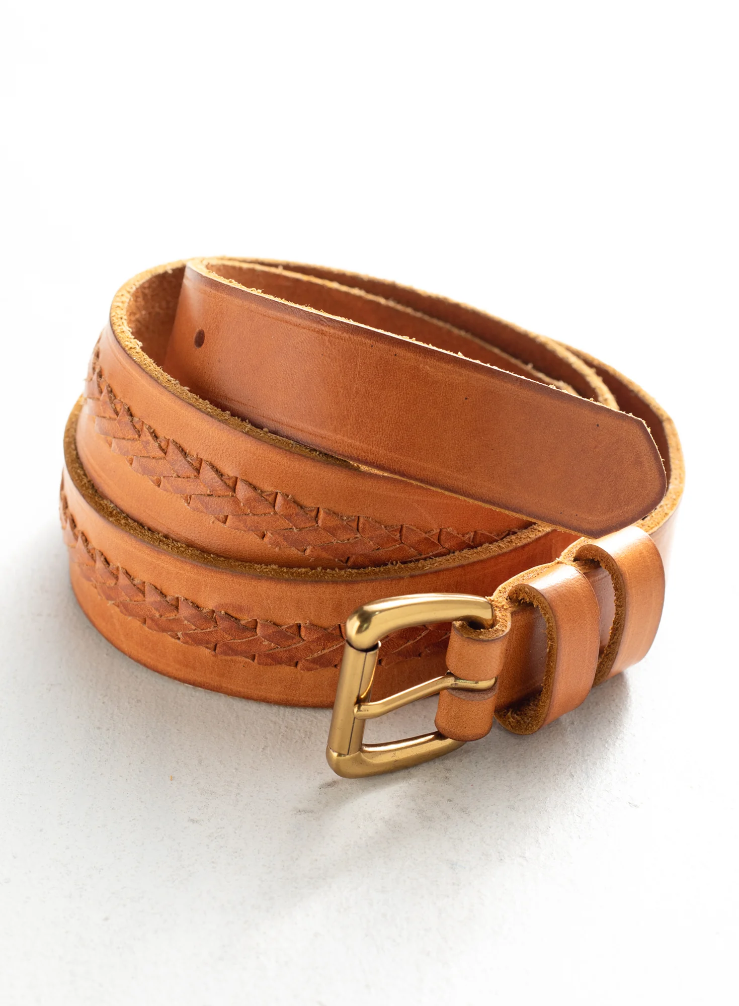 Appliqued Braid Belt