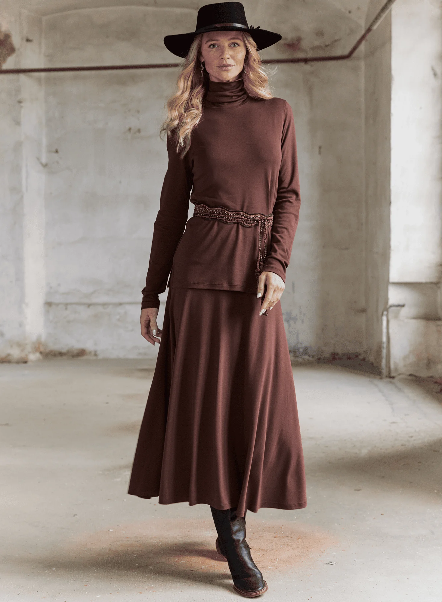 Pima Flared Skirt - Image 5