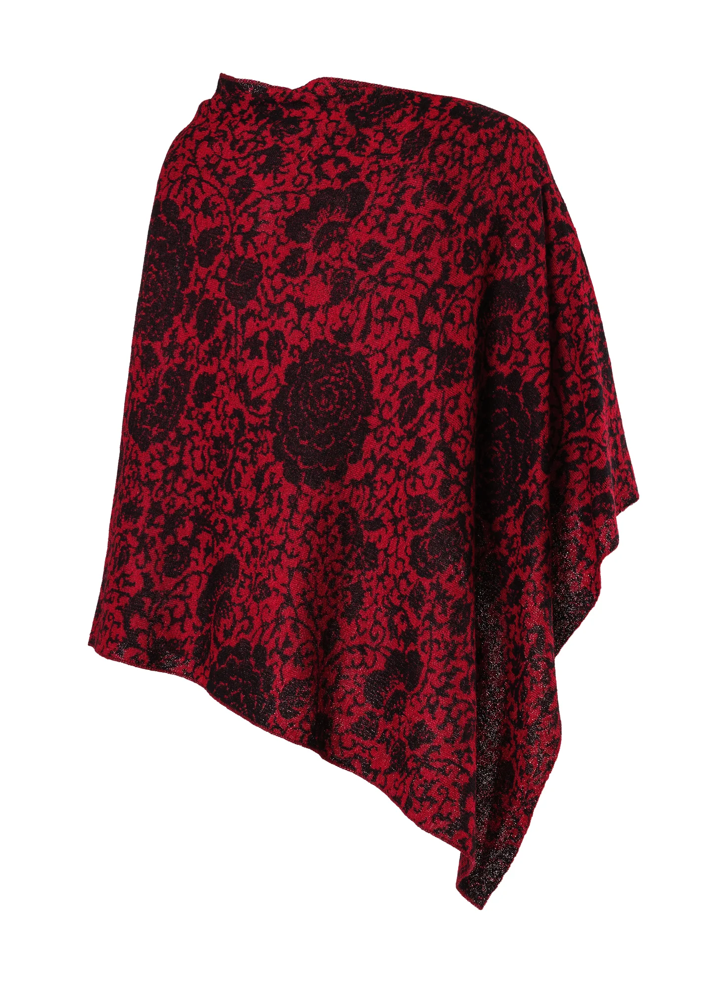 Reversible Graphic Poncho - Image 7