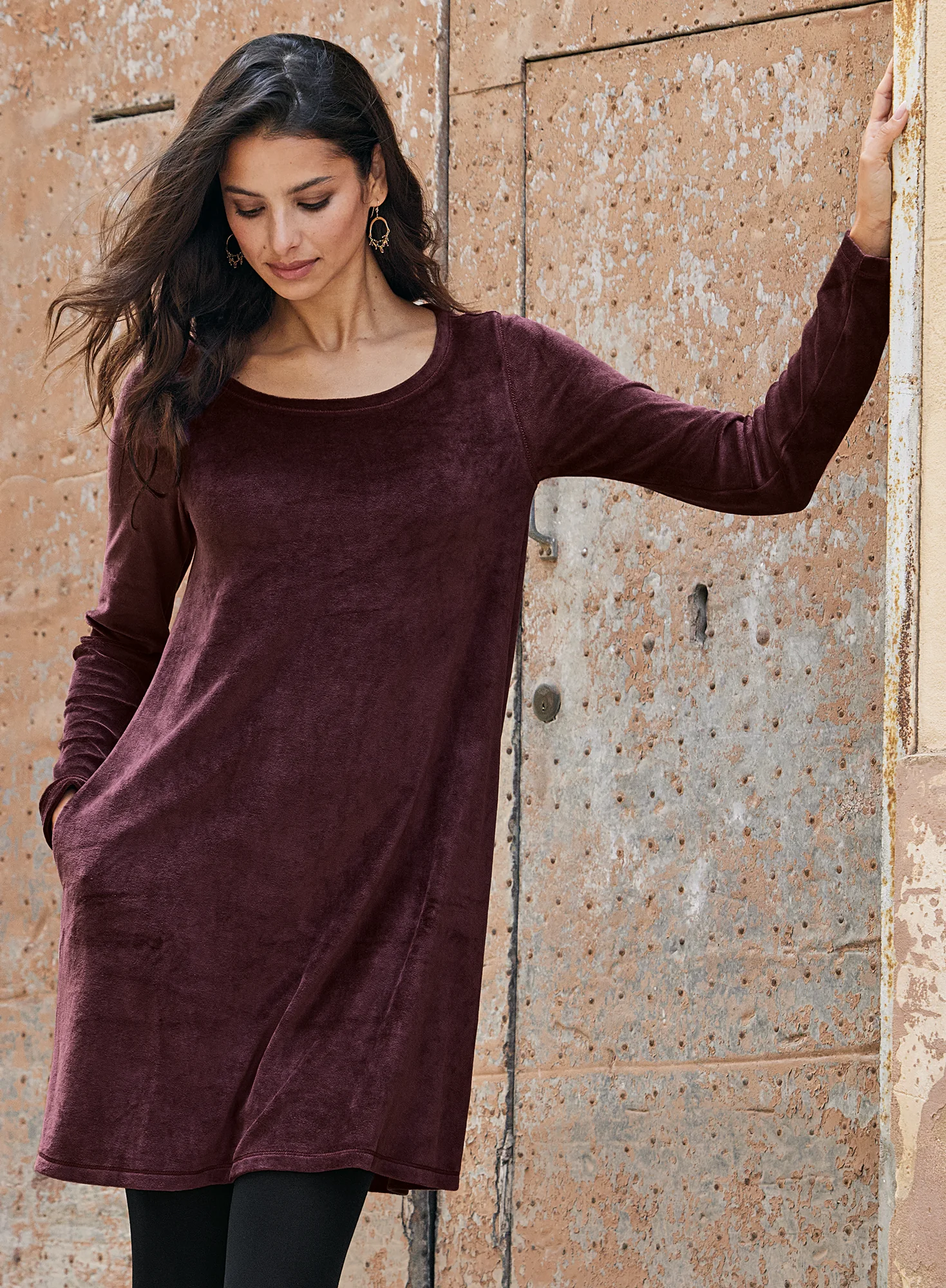 Velour Orla Dress - Image 3