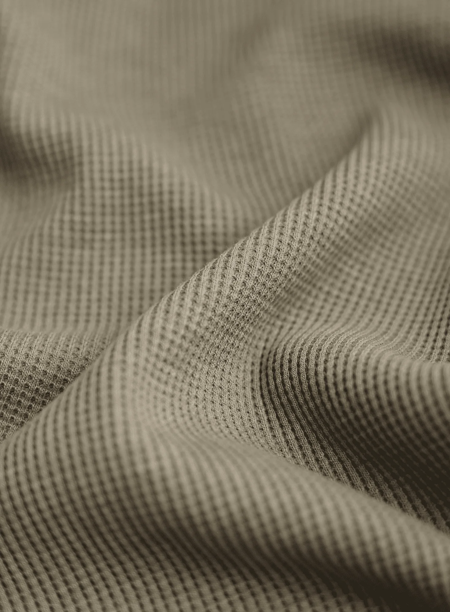 Waffle Cowl Neck Top - Image 2